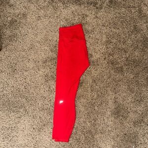 Fabletics Women’s PureLuxe Red Leggings M 7/8